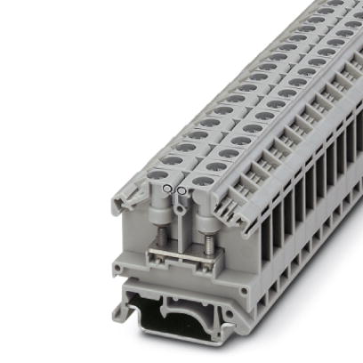 Phoenix Contact Feed-Through Terminal Block; OTTA 2.5; 20A; 600V; Bolt Connection; Gray